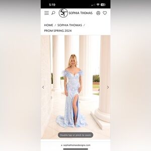 sophia thomas prom dress style #1093 new w tags originally bought for $656.